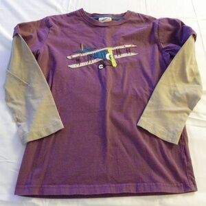 Mini Boden Airplane T-Shirt 11-12 Years GUC